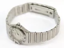 OMEGA オメガ コンステレーション ミニ クオーツ 腕時計 レディース ホワイト文字盤 SS【471】