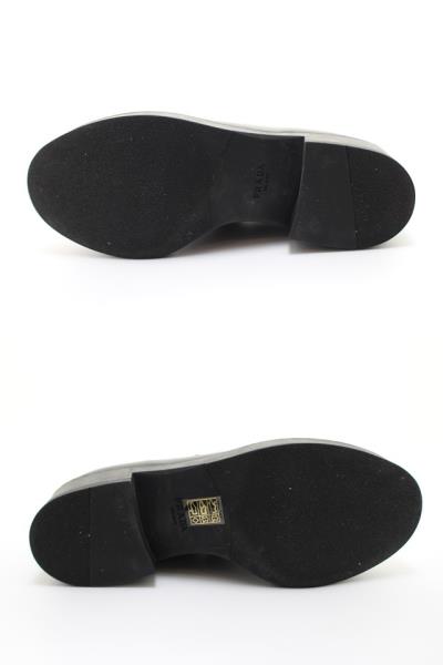 PRADA プラダ 靴 チョコレート ローファー メンズ41(約26cm