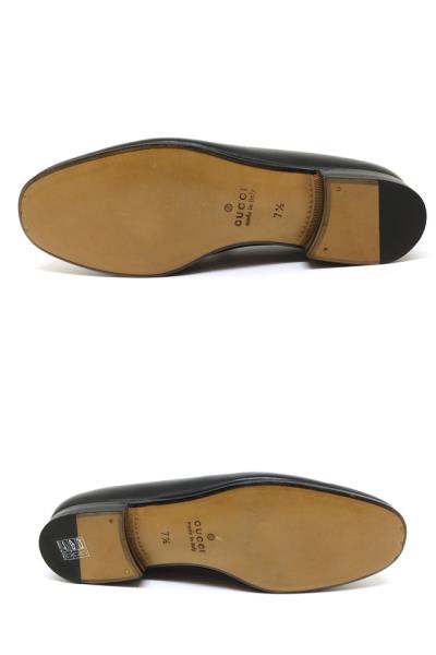 GUCCI グッチ 靴 ホースビットローファー メンズ7ハーフ(約26.5cm