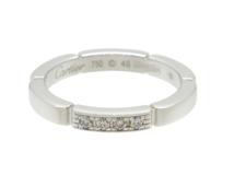 Cartier　カルティエ　マイヨンパンテール　リング　750WG　ホワイトゴールド　D　ダイヤモンド　48号　日本サイズ8号 　3.7g