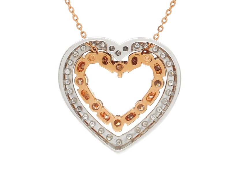 DAMIANI ダミアーニ ベルエポック ハート ネックレス WG ホワイト