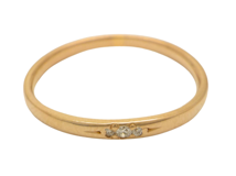 JEWELRY　リング　指輪　K18PG　ピンクゴールド　D0.02　ダイヤモンド　1.4g　12号【200】