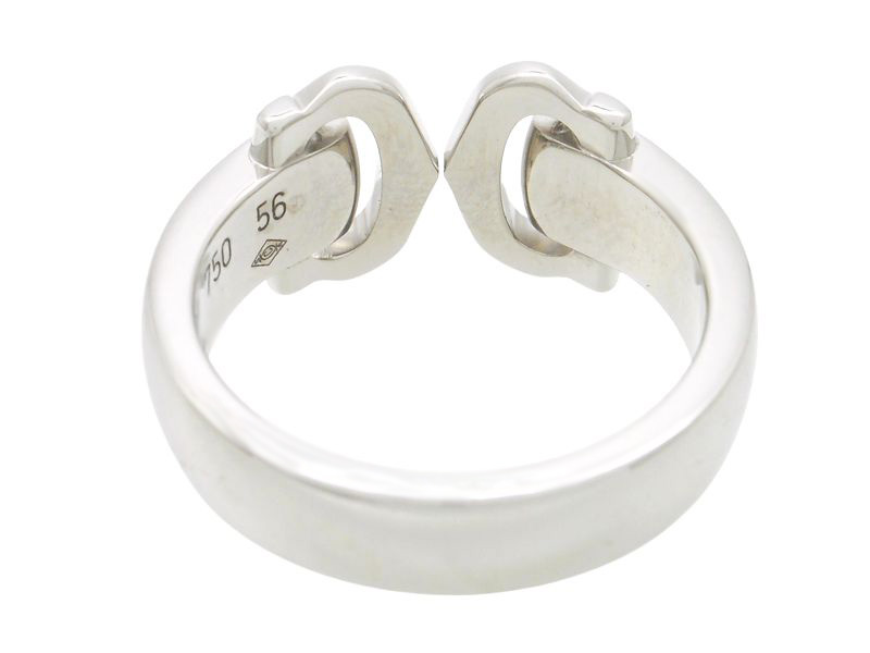 Cartier カルティエ ブークルセ リング 指輪 WG ホワイトゴールド D