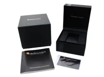 HAMILTON ハミルトン 腕時計 ベンチュラ SS/ラバー ブラック H245510/H21551331 クォーツ  2146000430466 【200】