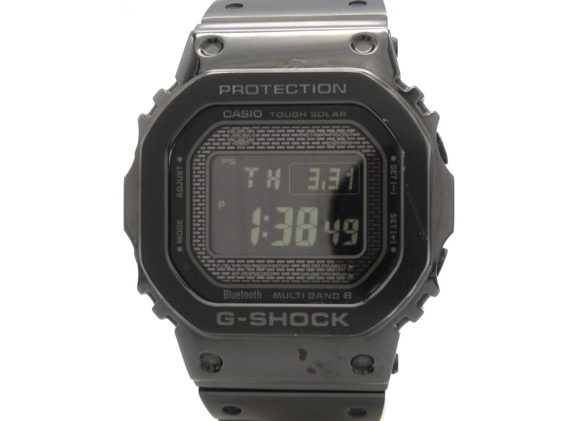 Casio カシオ 時計 G Shock フルメタル Gwm B5000gd 1jf タフソーラー ステンレス 黒文字盤 0m防水 男性用 432 の購入なら 質 の大黒屋 公式