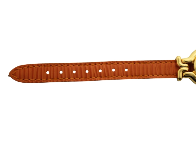 FENDI フェンディ 腕時計 カメレオン GP/革 シルバー 640L クォーツ レディース  2148103907340 【200】