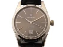 HAMILTON ハミルトン 腕時計 アメリカン クラシック スピリット オブ リバティ グレー SS/革 H42415691 自動巻き メンズ 2147100578447 【200】