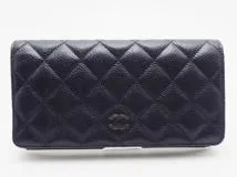 CHANEL シャネル 長財布 マトラッセ ブラック キャビアスキン【460】2143200382939 の購入なら「質」の大黒屋（公式）