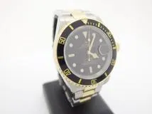 ROLEX　ロレックス　腕時計　サブマリーナ　16613　メンズ　オートマチック　黒文字盤　YG×SS　F番　【435】
