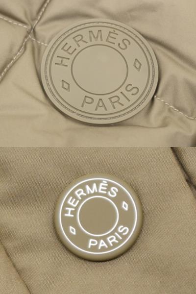 HERMES エルメス セリエリバーシブルダウンベスト レディース34