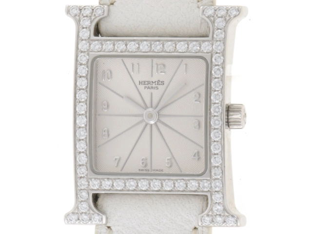 HERMES エルメス 時計 Hウォッチ Dベゼル HH1.230 クオーツ ステンレス  