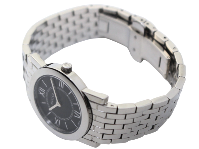 GUCCI グッチ 腕時計 5200L ブラック SS クォーツ レディース 2148103914331 【200】