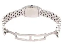 Cartier　カルティエ 　時計　サントス ドゥモアゼルSM　W25064Z5　クオーツ　ステンレス　白文字盤　日常生活防水　女性用　【434】