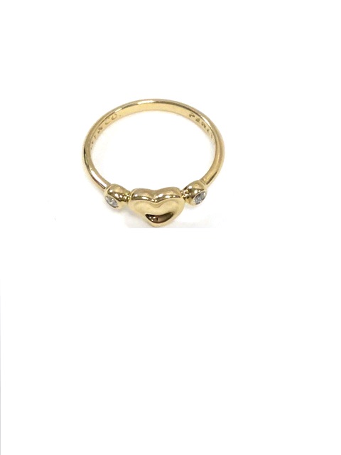 TIFFANY&CO ティファニー ハートリング YG ダイアモンド 約2.2g #10 