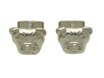 dunhill ダンヒル ブルドックモチーフ カフス SV 33.9g　2146000304330【200】