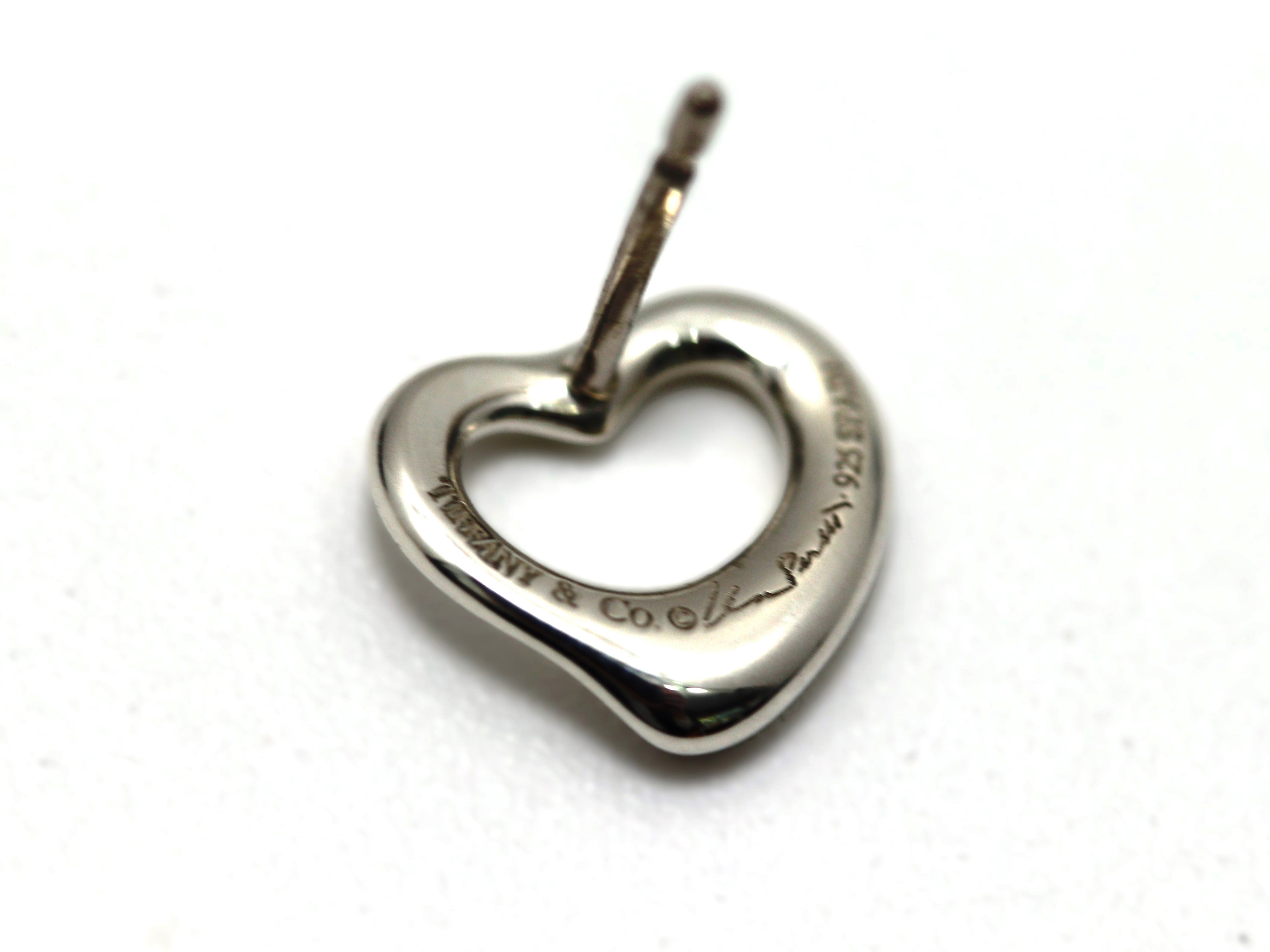 Tiffany&Co. ティファニー オープンハートピアス シルバー 1.9g 【471