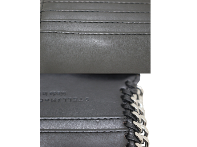 ステラマッカートニー ファラベラ 三つ折財布 ブラック Stella McCartney ステラ・マッカートニー 財布 ファラベラ 2つ折り