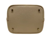 HERMES エルメス ピコタンロックMM ハンドバッグ ナタ B刻 2023年 トリヨンクレマンス GP ゴールドメッキ金具 2120000352102【200】