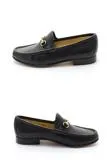 GUCCI グッチ 靴 ホースビットローファー レディース35ハーフ(約22.5cm) ブラック レザー 100 255 (2148103803000) 【200】
