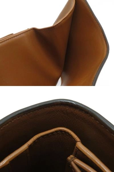 CELINE セリーヌ スモール トリフォールドウォレット 16(セーズ)  タン カーフ 10F523CQ7.04LU【430】2148103885068