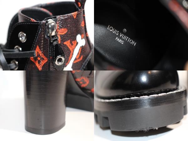 LOUIS VUITTON ルイヴィトン ブーツ アンクルブーツ レディース
