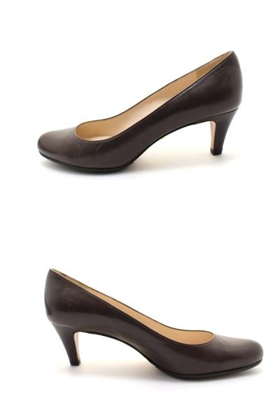 PRADA プラダ 靴 パンプス 36ハーフ(約23.0～23.5cm) ブラウン