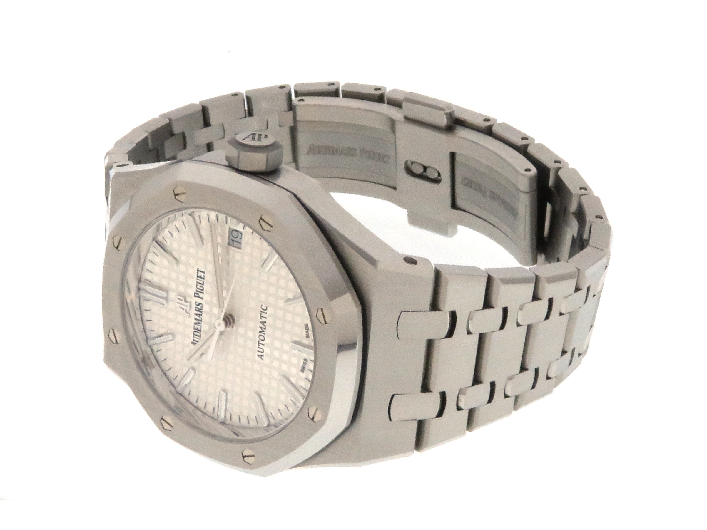 【ギャランティカード】AUDEMARS PIGUET オーデマピゲ　ロイヤルオーク　15450ST.OO.1256ST.01　SS　シルバー文字盤　 メンズ　自動巻き　50m防水　【434】