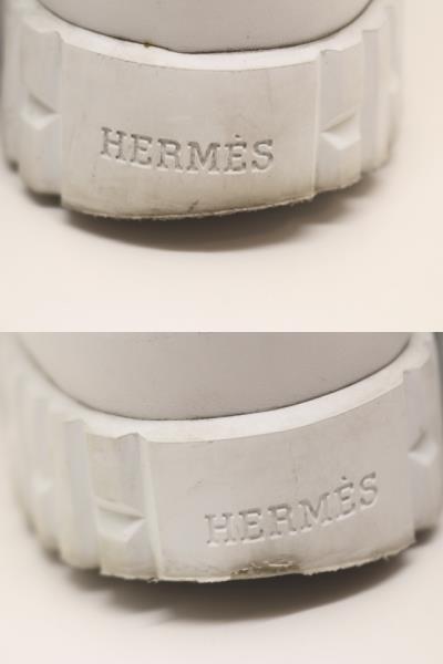 HERMES エルメス 靴 クライム スニーカー レディース38 ホワイト