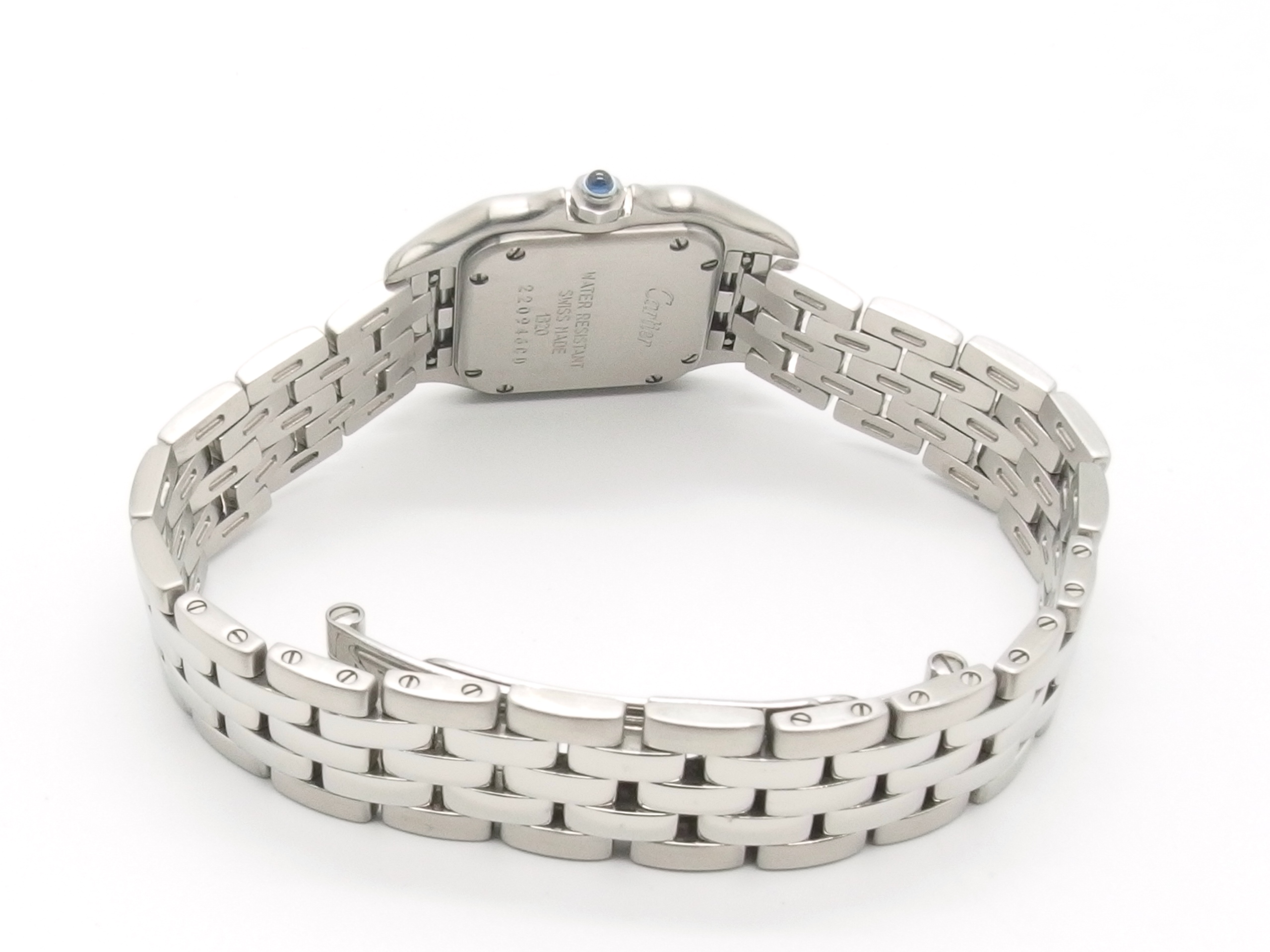 Cartier カルティエ パンテールSM W25033P5 アイボリー SS レディース  