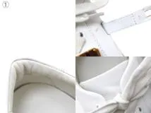 HERMES エルメス 靴 デイケリースニーカー レディース36.5(約23.5cm) ホワイト/PGP レザー 参考定価:￥229,900- (2148103801471) 【200】