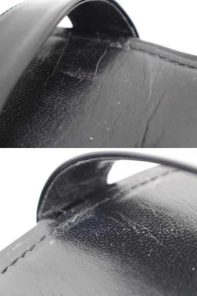 LOUIS VUITTON ルイ・ヴィトン 靴 ヴェデット・ライン サンダル レディース36ハーフ ブラック モノグラム/パテント (2147100407150) 【200】