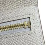 HERMES エルメス ベアンコンパクト エプソン クレ ゴールド金具 ヴォーエプソン 2120000314063 【432】