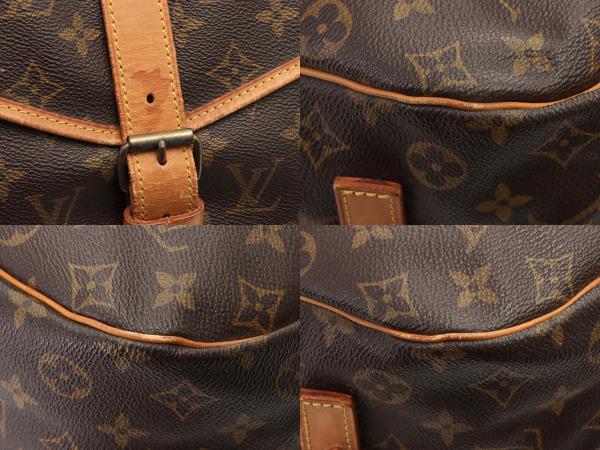 LOUIS VUITTON　ルイヴィトン　ソミュール35　ショルダーバッグ　モノグラム　M42254　【437】