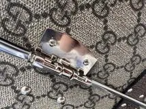 Gucci　グッチ　スーツケース　GGスプリームグロープ　トロッター　ベージュ・ブラウン　PVC・カーフ　533620【472】HA