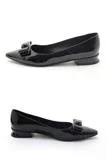 Salvatore Ferragamo フェラガモ 靴 パンプス レディース5ハーフ(約23cm) ブラック パテント 0757785 (2143400228198) 【200】