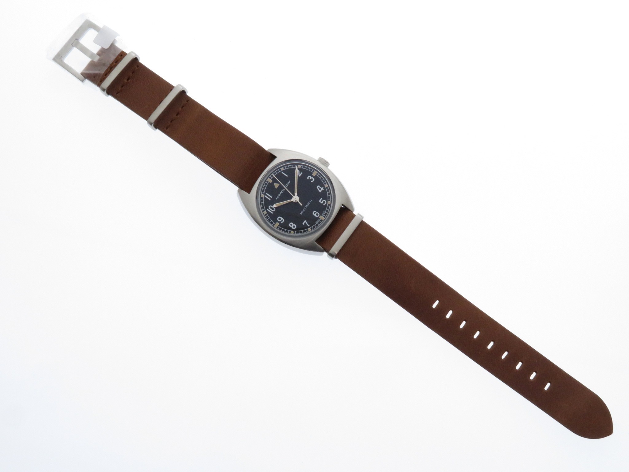 HAMILTON ハミルトン 時計 カーキメカニカル H76419531 黒文字盤 手  