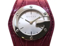 GUCCI グッチ 腕時計 Gバンデュー シルバー SS/革 YA104506 104
