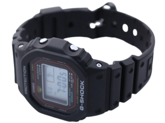 CASIO カシオ 腕時計 G-SHOCK 初代G-SHOCK 復刻モデル SS/ラバー ブラック/デジタル DW-5000R-1AJF クォーツ メンズ 2148103901836 【200】
