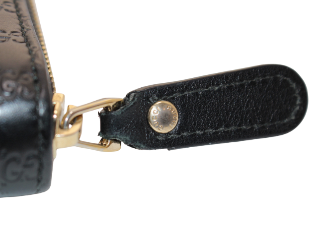 GUCCI グッチ 長財布 449391 マイクログッチシマレザー ジップ