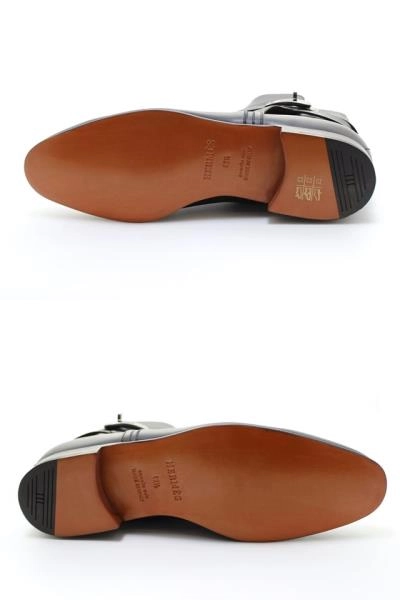 HERMES エルメス 靴 フォーチュン ショートブーツ メンズ42ハーフ(約27.5cm) ブラック カーフ H201430 参考定価：￥319,000-