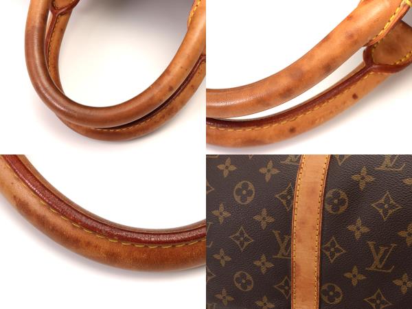 LOUIS VUITTON◇キーポル45_モノグラム・キャンバス_BRW/レザー/BRW/総