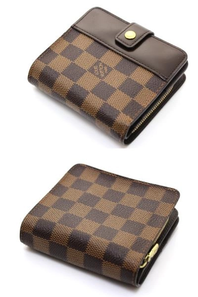 LOUIS VUITTON　ルイヴィトン　財布　コンパクト・ジップ　ダミエ　N61668　2148103692727　【200】