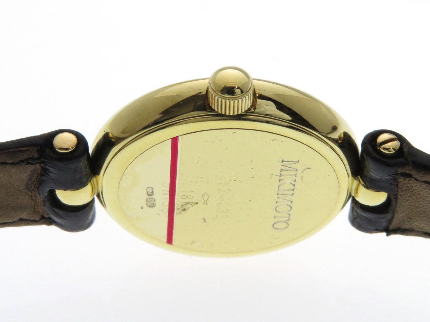 買取り実績 MIKIMOTO 18KT 腕時計 オーバーホール前提品 メンズ 