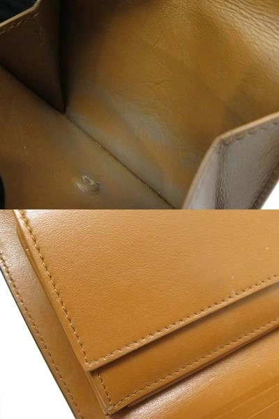 CELINE セリーヌ スモール トリフォールドウォレット 16(セーズ)  タン カーフ 10F523CQ7.04LU【430】2148103885068