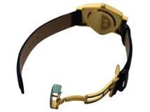 HAMILTON ハミルトン 腕時計 ベンチュラ ブルー GP/革 H243010 クォーツ レディース 2148103913037 【200】