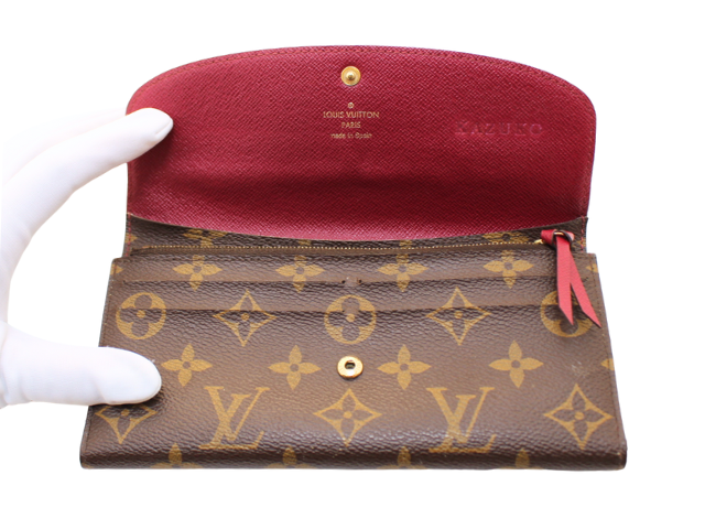 ルイヴィトン◎ポルトフォイユ エミリー　フューシャ LOUIS VUITTON - 極美品☆ルイヴィトン ポルトフォイユ エミリー