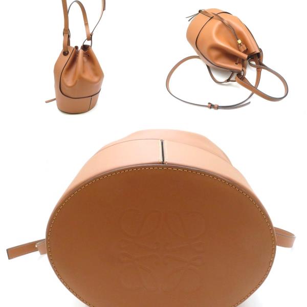 LOEWE ロエベ ショルダーバッグ バルーン タン/GP レザー
