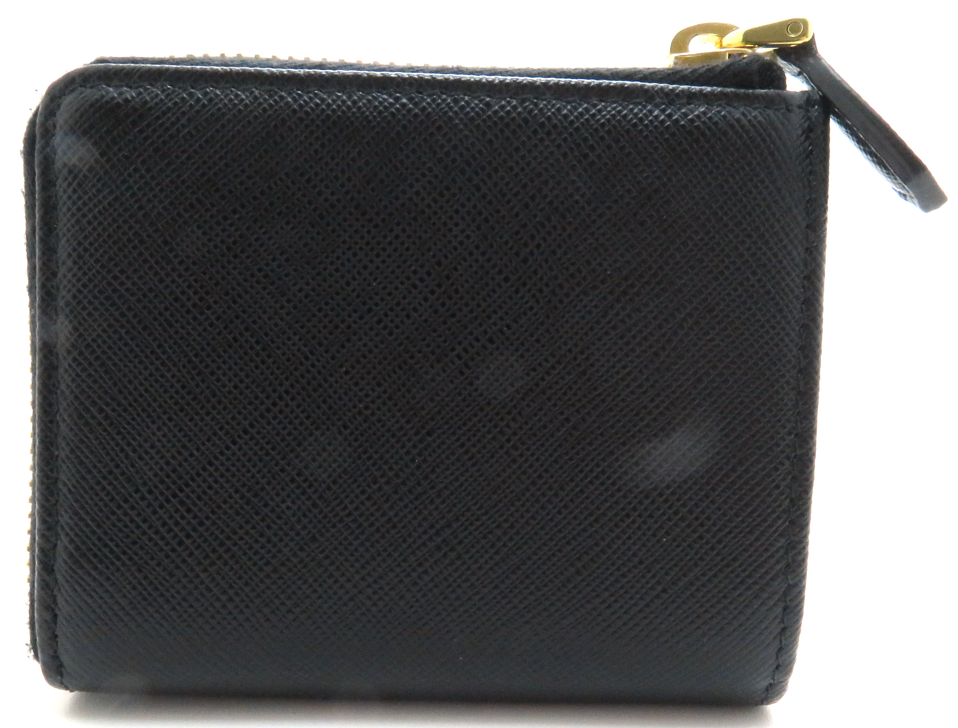 PRADA サフィアーノ　ブラック コインケース　小銭入れ 最安値挑戦中☆PRADA☆フィアーノレザー カードケース☆BLACK