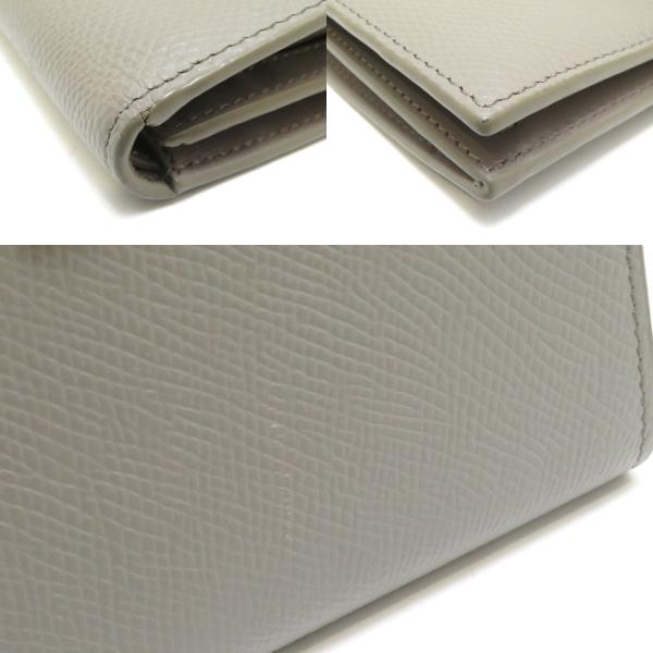 CELINE セリーヌ ミディアムストラップウォレット ぺブル/ミネラル カーフ 10B643BRU.10PI【430】2141300434091