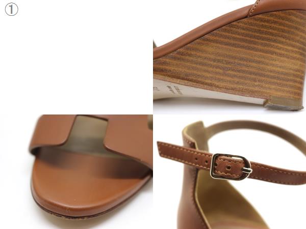 お箱要らない方は1000円引きします。HERMES レジェンド　37ハーフ HERMES エルメス 靴 レジェンド サンダル レディース37ハーフ(約